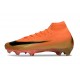 Chaussures Nike Mercurial Superfly X Elite FG Orange Noir Or