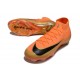 Chaussures Nike Mercurial Superfly X Elite FG Orange Noir Or