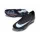 Nike Air Zoom Mercurial Vapor XVI Elite FG Noir Bleu Givré