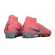 Chaussures Nike Mercurial Superfly X Elite FG Rose Bleu