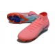 Chaussures Nike Mercurial Superfly X Elite FG Rose Bleu