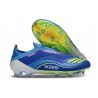 Chaussure Adidas F50 Elite Sans Lacets FG Equipe Bleu Royal Jaune Solaire Bleu Semi Eclatant