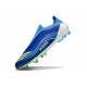 Chaussure Adidas F50 Elite Sans Lacets FG Equipe Bleu Royal Jaune Solaire Bleu Semi Eclatant