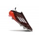 Chaussure Adidas F50 Elite Sans Lacets FG Marron Argent Rouge