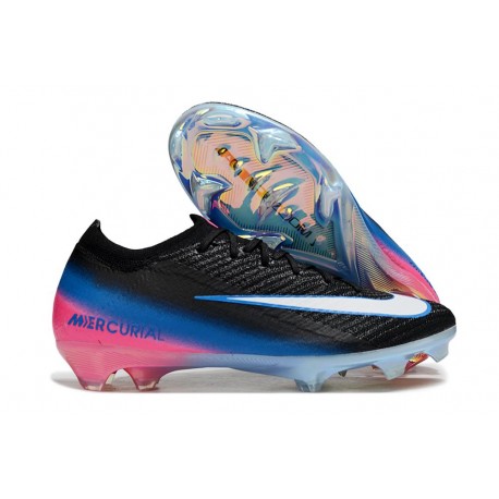 Nike Air Zoom Mercurial Vapor XVI Elite FG Noir Blanc Bleu