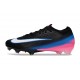 Nike Air Zoom Mercurial Vapor XVI Elite FG Noir Blanc Rose