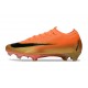 Chaussure Nike Mercurial Vapor 16 Elite FG Orange Or Noir