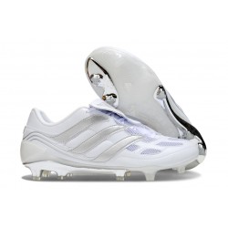 Adidas Predator Elite Fold-over Tongue FG Blanc Argent