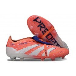Adidas Predator Elite Fold-over Tongue FG Orange Blanc