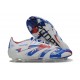 Nouvelle adidas Predator Elite FG Blanc Bleu Rouge