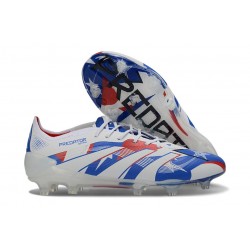 Nouvelle adidas Predator Elite FG Blanc Bleu Rouge