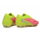 Chaussures Nike Phantom 6 Elite Low FG Rose Limelight