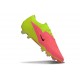 Chaussures Nike Phantom 6 Elite Low FG Rose Limelight