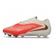 Chaussures Nike Phantom 6 Elite Low FG Rouge Blanc