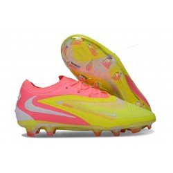 Chaussures Nike Phantom 6 Elite Low FG Limelight Rose