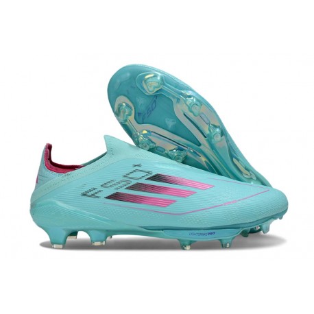 adidas F50+ Sans Lacets FG Bleu