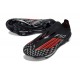 adidas F50+ Sans Lacets FG Noir Rouge