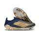 adidas F50+ Sans Lacets FG Noir Or