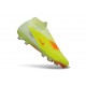 Nike Crampons Phantom 6 Elite High FG Vert Jaune