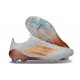 Chaussures adidas F50 Elite FG Blanc Or