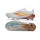 Chaussures adidas F50 Elite FG Blanc Or