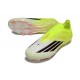 Chaussure Adidas F50 Elite Sans Lacets FG Jaune Noir