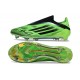 Chaussure Adidas F50 Elite Sans Lacets FG Vert Noir