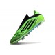 Chaussure Adidas F50 Elite Sans Lacets FG Vert Noir