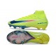 Chaussures Nike Mercurial Superfly X Elite FG Limalight Voltio Bleu