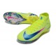 Chaussures Nike Mercurial Superfly X Elite FG Limalight Voltio Bleu