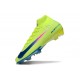 Chaussures Nike Mercurial Superfly X Elite FG Limalight Voltio Bleu