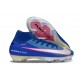 Chaussures Nike Mercurial Superfly X Elite FG Bleu Blanc