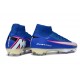 Chaussures Nike Mercurial Superfly X Elite FG Bleu Blanc