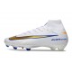 Chaussures Nike Mercurial Superfly X Elite FG Blanc Or