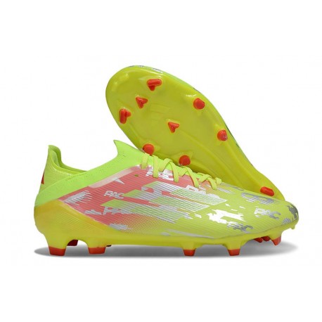Chaussures adidas F50 Elite FG Jaune Rouge Argent