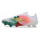 Chaussures adidas F50 Elite FG Blanc Rose Vert Or