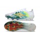 Chaussures adidas F50 Elite FG Blanc Vert Or