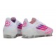 Chaussures adidas F50 Elite FG Blanc Ftwr Rose Lucide