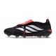 Crampon Adidas Predator 26 Elite FT FG Noir Blanc Rouge