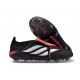 Crampon Adidas Predator 26 Elite FT FG Noir Blanc Rouge