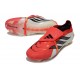 Crampon Adidas Predator 26 Elite FT FG Rouge Lucide Noir Blanc Ftwr