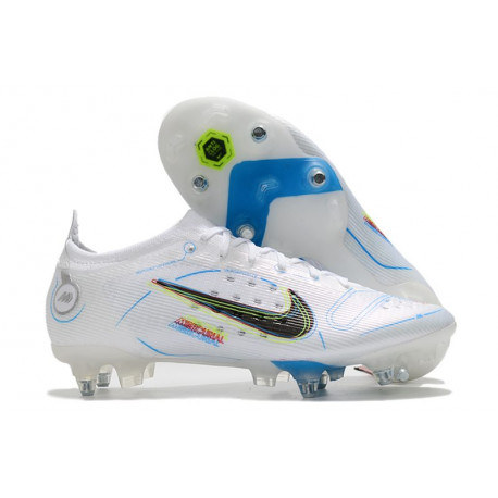 Nike Mercurial Vapor XIV Elite SG-Pro AC Ballon Gris Bleu Foncé