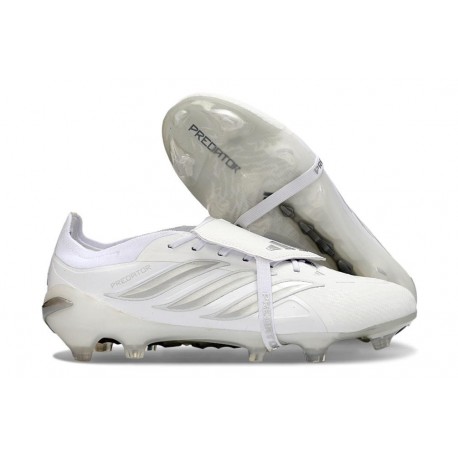 Crampon Adidas Predator 26 Elite FT FG Blanc Argent