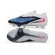 Chaussures Nike Phantom 6 Elite Low FG Bleu Rapide Rose Explosif Blanc