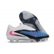 Chaussures Nike Phantom 6 Elite Low FG Bleu Rapide Rose Explosif Blanc