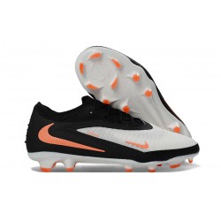 Chaussures Nike Phantom 6 Elite Low FG Blanc Noir Orange