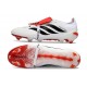 Crampon Adidas Predator 26 Elite FT FG Blanc Rouge Noir