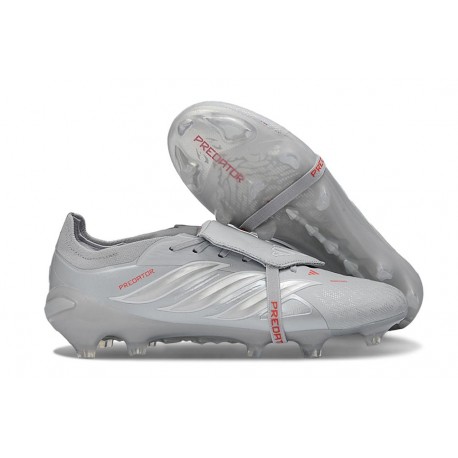 Crampon Adidas Predator 26 Elite FT FG Gris Argent