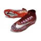 Nike Air Zoom Mercurial Superfly 10 Elite FG Safari Rouge Argent