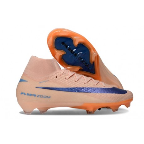 Nike Air Zoom Mercurial Superfly 10 Elite FG Orange Bleu